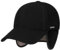 Stetson Vaby Earflap Fullcap mit Kaschmir Herren - Schirmmütze mit Nackenschutz - Baseballmütze mit Ohrenschutz - Wollcap Herbst/Winter - Wintercap schwarz XL (60-61 cm)