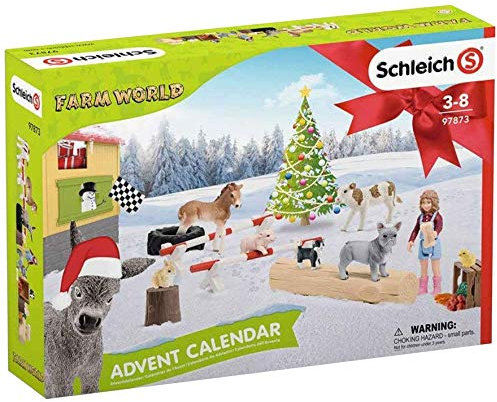 Schleich 97873 Farm World 2019 Adventskalender, Mehrfarbig