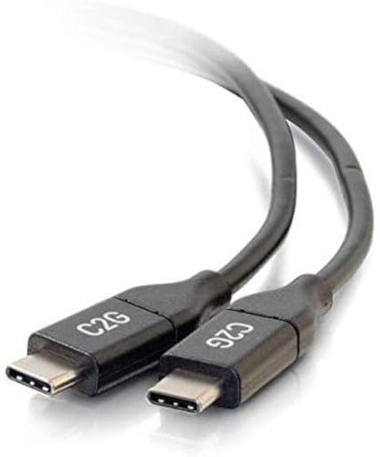 C2G 3M USB-C to USB-C 5A Power Delivery and Data Transfer Lead Suitable for use with Galaxy S9/8+, MacBook Pro, iPad Pro, Google Pixel, Chromebook, Nexus, Huawei, Nintendo Switch and more