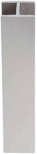 Jonction droite pvc décor alu - Hauteur : 150 mm - VOLPATO