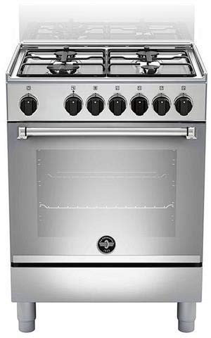Bertazzoni La Germania Americana AMN654EXV Libera installazione Acciaio inossidabile Gas Range