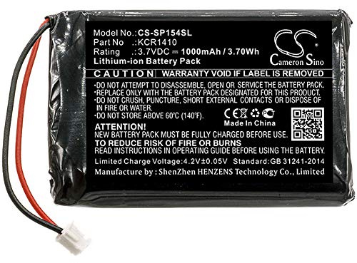CS-SP154SL Akku 1000mAh Kompatibel mit [Sony] für CUH-ZCT2, für CUH-ZCT2E, für CUH-ZCT2J, für CUH-ZCT2K, für CUH-ZCT2M, für CUH-ZCT2U 2016, für PlayStation 4, für PlayStation 4 Controller Ers