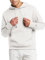 Champion Men's Powerblend Fleece Hoodie, White, XS