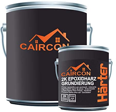 2K Epoxidharz Grundierung für Bodenfarbe Bodenbeschichtung Haftgrund Primer - 9Kg