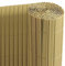 Ribelli Canniccio PVC Recinzione recinto Balcone frangivento, colorazione:bambù, Elementi:Tappetino Privacy in PVC, Dimensione:140 x 300 cm