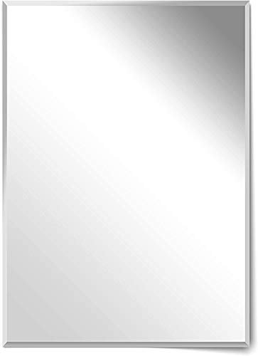 Homestyle Facettenspiegel 50 x 70 cm Rahmenlos Wandspiegel Badezimmerspiegel Made in Germany