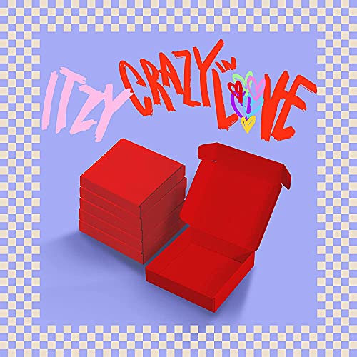 ITZY - Crazy in Love [YUNA Ver.] (1. Album) Album + Pre Order Limited Folded Poster + CultureKorean Gift (Dekorative Aufkleber, Fotokarten)