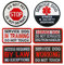Zcketo Abnehmbare Diensthunde-Patches,“Service Dog Do Not Pet Working Do Not Touch” EMT Hunde Abzeichen Gestickt Verschluss Patches für Hundeweste, Geschirr, Rucksack (6 Stück)