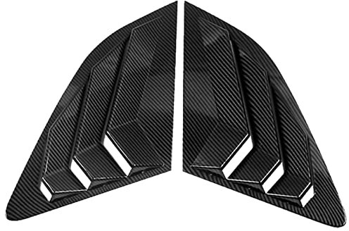 Seitenspoiler Für A-UDI A3 8V Seite Heckscheibe Scoop Louver Shutter Aufkleber Abdeckung Trim Car Styling 2014 2015 2016 2017 2018 2019 (Farbe : 5 Doors Hatchback-2)