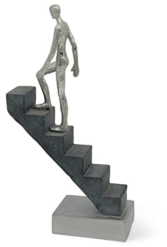Vaudagio Moderne Schreibtisch-Dekor 'Top of The Rock' - Abstrakte Skulptur als Motivation - Moderne Wohnkultur Figur aus Marmorharz - Statue für Wohnzimmer & ästhetische Bürodekoration als Geschenk