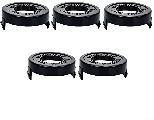 QOXEZY 5 fundas de tapa de bobina de recortadora, tapa de bobina de repuesto para Black & Decker GLC12 GL250 GL360 accesorios de recortadora de cuerda