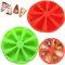 LZSLKEJI 2 Pcs Silicone Moulds, 8 Cavities Scones Pan Pizza Cake Mould Silicone Baking Moulds Non-Stick Soap Moulds Triangle Silicone Cake Moulds for Baking Silicone Moulds Bread Cake Chocolate Mould