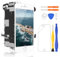 Yodoit Ersatzset für iPhone 8, Vollmontage, weißes LCD mit Home-Taste, Frontkamera 3D-Touch-Display mit Reparaturwerkzeug-Set, kompatibel mit Modell A1863, A1905, A1906