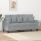 UTSRABFA Schlafsessel Küchenbank Wohnzimmer Couch 2-Sitzer-Sofa Hellgrau 140 cm Stoff Geeignet für Schlafzimmer, Wohnzimmer, Esszimmer, Büro