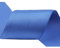 Glanz-Satin Gummiband 2m x 5cm Gummilitze 50mm f. Gürtel Kleider Blusen, Farbe:königsblau