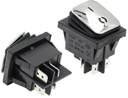 1 Stück KCD4 4Pin Schalter(Yellow light)