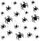 KOBOKO 36 Stück Halloween Wandsticker Spinne Deko, Schwarze Spinnen Wandtattoos, Halloween Spinnen Aufkleber Horror Deko, Halloween Deko Fensteraufkleber, Halloween Sticker für Halloween Wanddeko