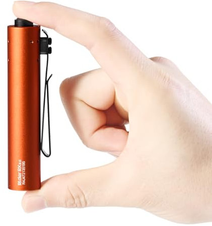 ACEBEAM Rider RX 1000 High Lumens EDC AA Rechargeable LED Flashlight with Clip, Super Bright Mini Flash Light for Camping, Emergency, Home