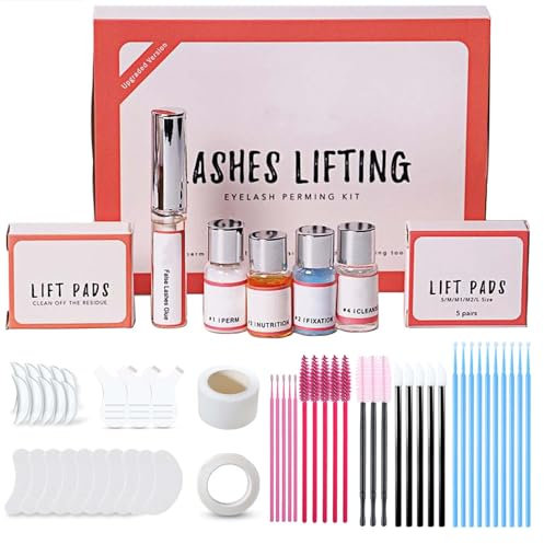 Lash Lifting Wimpern Perming Set, Wimpernlifting Set, 2025 Version Wimpernwelle Lash Lift Kit, Sicherheit & Gesundheit, Semi-Permanent, Lange Andauernd, Ideal für Partys, Geburtstage, Muttertag