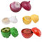 ACESOME Reusable Vegetable Storage Box, Fruit and Vegetable Storage Containers, Onion Storage, Garlic Chilli Tomato Keeper, Lemon Saver, Freezer Fridge Holder BPA Free 5 Pcs Set
