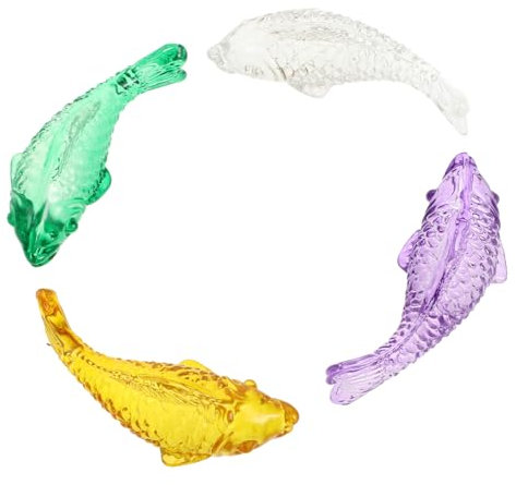 ibasenice Glasfischfigur aus Glas für Deko in Restaurants und Hotels