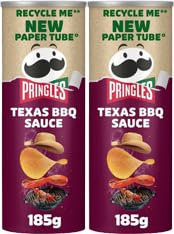 Texas Bbq Crisps 2 x 185G,A tasty twist on a classic snack, Texas BBQ Sauce Crisps combines a tangy tomato sauce and spices flavour with the classic crisp taste sensation. Texas BBQ Sauce Crisps pack