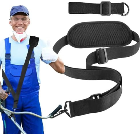 NHPY NHP Nylon Schultergurt,Tragegurt für Motorsense,Freischneider Gurt,Schultergurt Motorsense,Tragegurt Motorsense Universal,Einstellbarer Tragegurt Kompatibel mit den Meisten Rasentrimmer