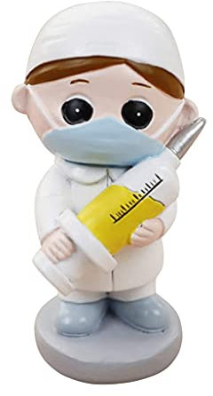 Décoration de gâteau en forme de figurine d'infirmière utilisée par les infirmières, les élèves, les diplômes, les anniversaires
