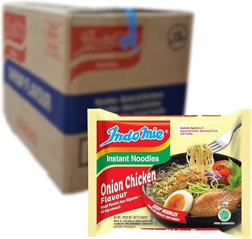 Instant Noodles Onion Chicken Flavour - 70g (Pack of 40) | Quick & Easy Meal Solution with Rich Chicken and Onion Taste | Convenient and Delicious Snack Option