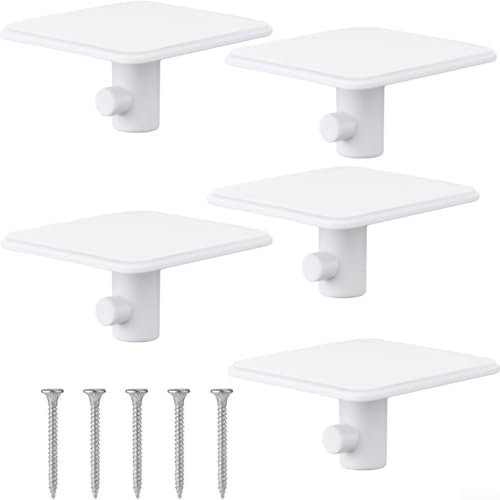 Effortless Organization Set of 5 Stand Mixer Attachments Holders in White