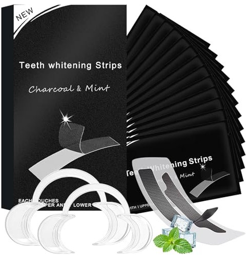 28 Strisce Strisce Sbiancanti Denti Sbiancante Dentale,14 coppie Kit nastro Sbiancamento dentale,Sbiancanti Denti,Rapid White Kit Sbiancante,Con ausiliario strumento