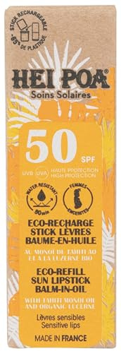 Hei Poa Lippen-Stick SPF50 Eco-Nachfüllpack, 4 g