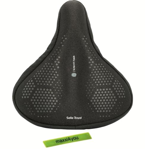 Selle Royal Slow fit Foam Satteldecke Immediate Comfort Seat Größe L inkl. maxxi4you Reflexband