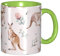 QGGHNISD Tasse à café humoristique en céramique avec motif zoo kangourou, 330 ml, convient pour la maison, le bureau ou comme cadeau