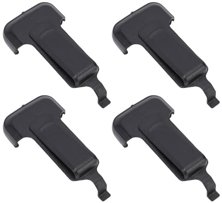Dpofirs Radio Carry Holster Belt Clip, 4Pcs Radio Holder Holster Clip Fit for RT 10 WLN KD C1 LT 316/TD M8 RT22/X6 ZS B1 NK U1 R1 Dual Way Radios