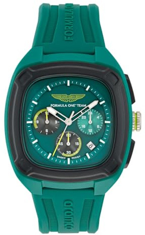 Aston Martin Herren Uhr Analog Quarz AM Formula 1 MTFO1 Silikon