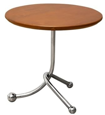 YANGJINGOZ-2025 Wohnzimmertisch Runder Beistelltisch, künstlerischer Couchtisch aus Edelstahl for das Wohnzimmer, kreatives und Elegantes Design, Akzenttisch for zu Hause