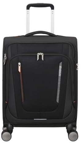 American Tourister Trolley Wanderlite Spinner TSA Shadow Black schwarz 55cm