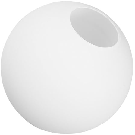 Mattweißer Glaskugellampenschirm für Pendelleuchten 3, 54 Zoll | Kugelförmig, Weiß, Glas, Modernes Minimalistisches Design, für Essbereich und Zeitgemäße Wohnräume