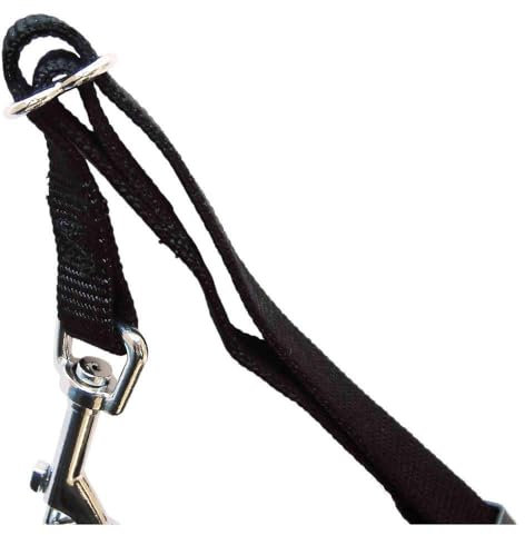 TRIXIE Auto Geschirr Größe S: Brustumfang 30–60 cm/20 mm in schwarz - stufenlos anpassbares Hundegeschirr für das Auto mit verstellbarem Anschnallgurt für kleine Hunde, 1290