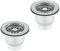 RAK Chrome Double Waste Kit for The Belfast Kitchen Sink Double Bowl GOSINK10