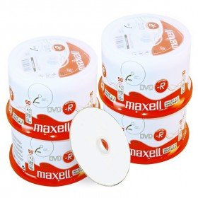 Maxell DVD-R 4.7 GB / 120 min, 16x, fullprintable, 200 Stück in Cakebox