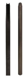 piquet en pvc recyclé à fixer pour borderfix - h58 x 3,6 x 3,8 cm