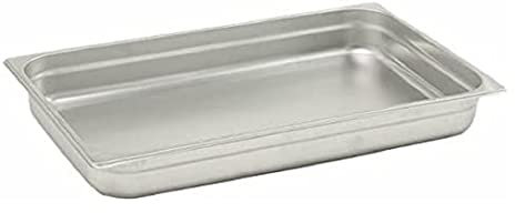 Pentole Agnelli COIXGNP11065 Bacinella Gastronorm 1/1, Acciaio Inossidabile, Argento, 53 x 32.5 x 6.5 cm