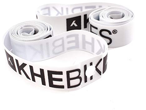 KHE Hochdruck Felgenband Paar BMX 20-407 20 Zoll weiß 20mm breit nur 12g