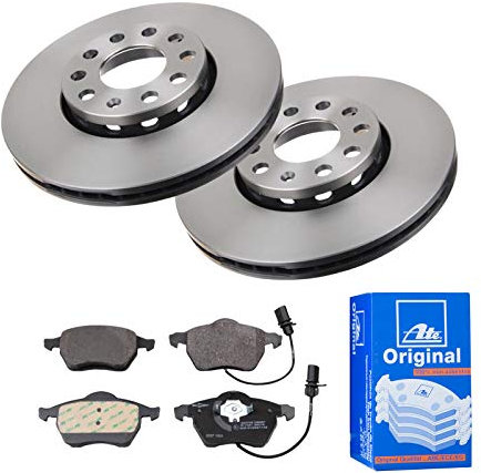 2 Bremsscheiben + Bremsbelagsatz ATE 3er Set Belüftet Ø288 mm Vorne Bremsenset