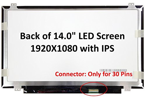 Pantalla LCD de repuesto para portátil de 14 IPS FHD (1080P) compatible con HP Compaq ELITEBOOK 1040 G3 Series