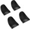 L2 R2 Trigger Extenders Buttons for Grips Controller Extenders Buttons, Soft Touch Trigger Extenders for Gamepad(Black)