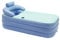 Aufblasbare Badewanne für Erwachsenen - Mobile Badewanne ， Aufblasbare Badewanne die Wanne gefaltet, verdickte Erwachsenen Spa Badewanne Badefass aus Kunststoff Blau 160cm