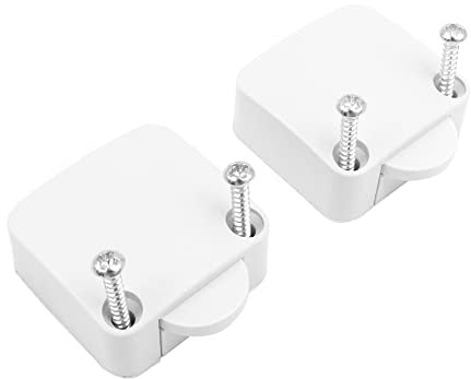 Tiardey 2 pezzi interruttore lampada armadio,interruttori bianchi touch armadio,interruttore tattile armadio normalmente chiuso per cassetti porta chiusa aperta interruttore luce on/off